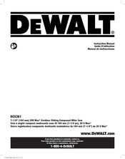 DeWalt DCS361 Manual De Instrucciones