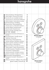 Hansgrohe Shower Select S 15743000 Modo De Empleo/Instrucciones De Montaje