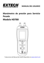 Extech Instruments HD780 Manual Del Usuario