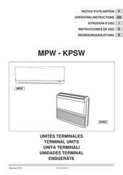 Technibel Climatisation KPSW Instrucciones De Uso