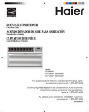 Haier EST10XCP Manual De Uso Y Cuidado