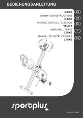 Sportplus X-BIKE Manual De Instrucciones