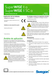 Swegon SuperWISE II a Instrucciones De Uso