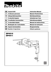 Makita DP4011 Manual De Instrucciones