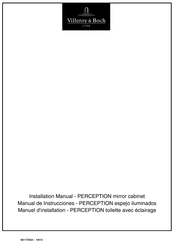 Villeroy & Boch PERCEPTION Manual De Instrucciones