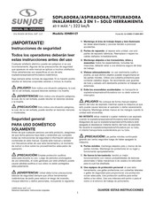 sunjoe iONBV-CT Manual Del Operador