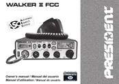 PRESIDENT WALKER II FCC Manual Del Usuario