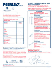 Peerless Faucet P99900LF SERIE Manual De Instrucciones