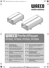 Waeco PerfectPower PP2002 Instrucciones De Montaje Y De Uso