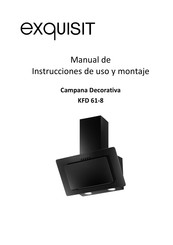 Exquisit KFD 61-8 Manual De Instrucciones De Uso Y Montaje