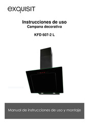 exqusit KFD607-2 L Manual De Instrucciones De Uso Y Montaje