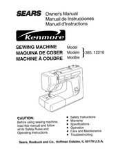 Sears Kenmore 385.12216 Manual De Instrucciones