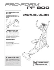 Pro-Form PFEVEL96107.0 Manual Del Usuario