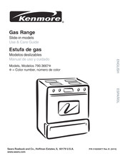 Sears Kenmore 790.3667 Serie Manual De Uso Y Cuidado