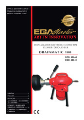 EGAmaster DRAINMATIC 100 Manual De Instrucciones