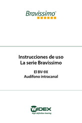 Widex Bravissimo El BV-9X Instrucciones De Uso