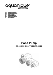 aquanique Pond Pump PP-2500 Instrucciones De Uso