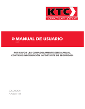 E&P KTC PLASMA-60 Manual De Usuario