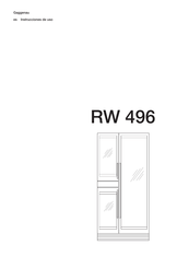 Gaggenau RW496 Instrucciones De Uso