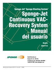 Sponge-Jet CVR-P110 Manual Del Usuario