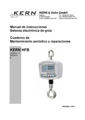 KERN HFB 300K100 Manual De Instrucciones