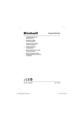 EINHELL 41.334.20 Manual De Instrucciones