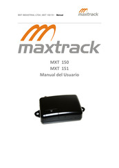 Maxtrack MXT 150 Manual Del Usuario