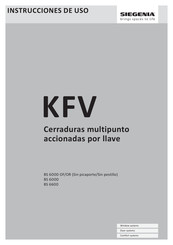 Siegenia KFV BS 6000 OR Instrucciones De Uso