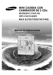 Samsung MAX-ZJ730 Manual De Instrucciones