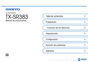 Onkyo TX-SR383 Manual De Instrucciones
