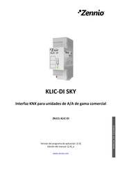 Zennio ZN1CL-KLIC-DI Manual De Usuario