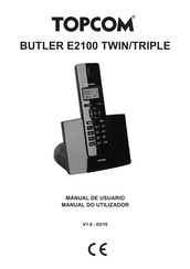 Topcom BUTLER E2100 TWIN Manual De Usuario