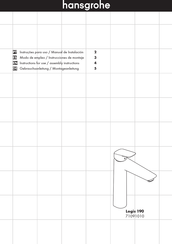 Hansgrohe Logis 190 71091010 Instrucciones De Montaje