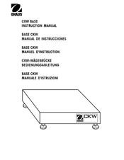 OHAUS CKW15L71XW Manual De Instrucciones