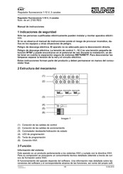 Jung KNX 2193 REG Manual De Instrucciones