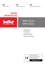 baltur BPM 10 EVO Manual De Instrucciones De Uso