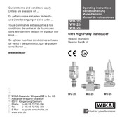 WIKA WU-26 Manual De Instrucciones