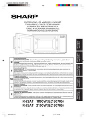 Sharp R-25AT Manual De Instrucciones