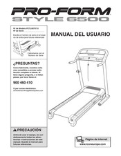 Pro-Form STYLE 6500 Manual Del Usuario