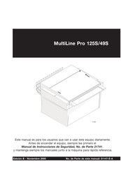 Glunz & Jensen MultiLine Pro 125S Manual De Instrucciones