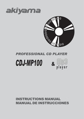 Akiyama CDJ-MP100 Manual De Instrucciones