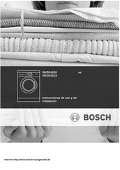 Bosch WVD24520 Instrucciones De Uso Y De Instalacion
