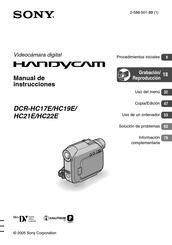 Sony HANDYCAM DCR-HC17E Manual De Instrucciones