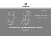 Porsche Junior Plus Seat ISOFIT Manual De Instrucciones