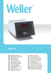 Weller WSD 81i Manual De Uso