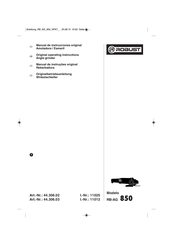 Robust 44.306.02 Manual De Instrucciones Original