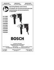 Bosch 1013VSR Instrucciones De Funcionamiento