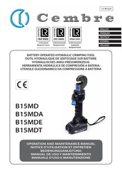 Cembre B15MD Manual De Uso