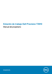 Dell Precision T3610 Manual Del Propietário