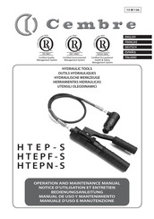 Cembre HTEP-S Manual De Uso